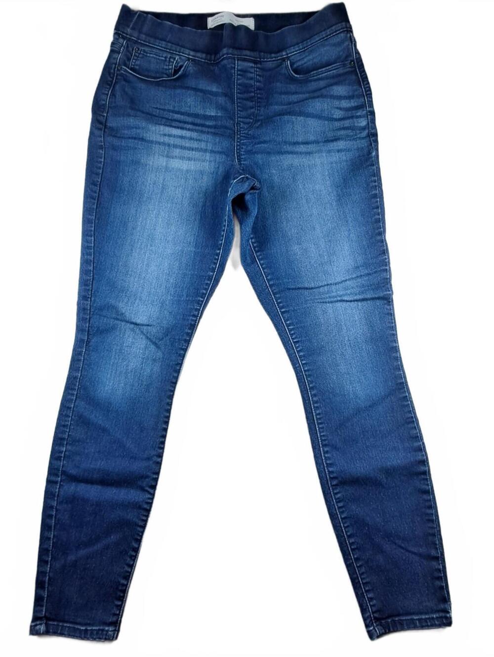 Signature Levi Strauss Women’s 14 W32 Pull On Super Skinny Jeans Blue